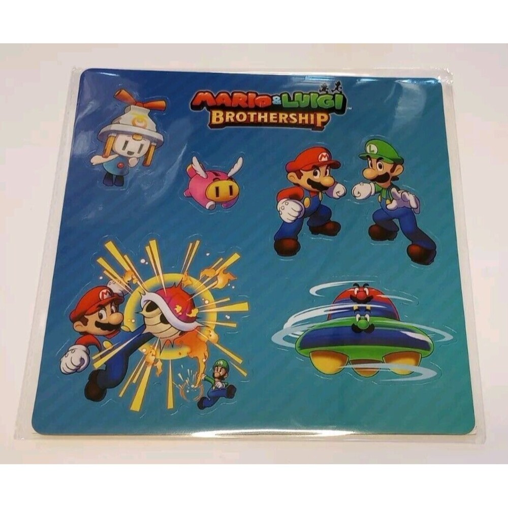Mario & Luigi Brothership Locker Fridge Magnets New/Sealed Nintendo Reward [FL]